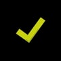 Icon mit Schild und Haken, Sicherheit